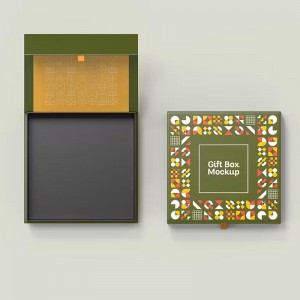 Retournement personnalisé-Coffret Cadeau Kraft