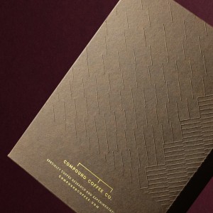 Boîte d\'emballage de café premium