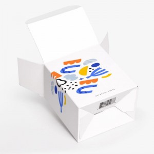 Boîte-cadeau abstraite vibrante