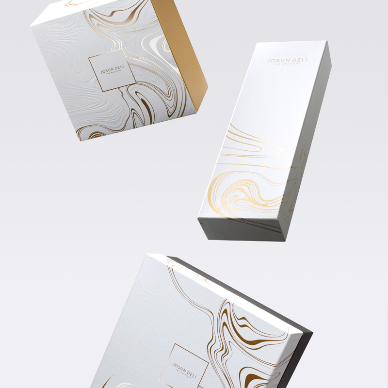 Boîte-cadeau Golden Minimalist